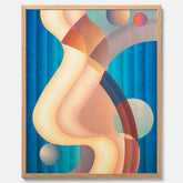 Composition no. 61 – Abstrakt poster av konstnären Stuart Walker