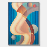 Composition no. 61 – Abstrakt poster av konstnären Stuart Walker canvas