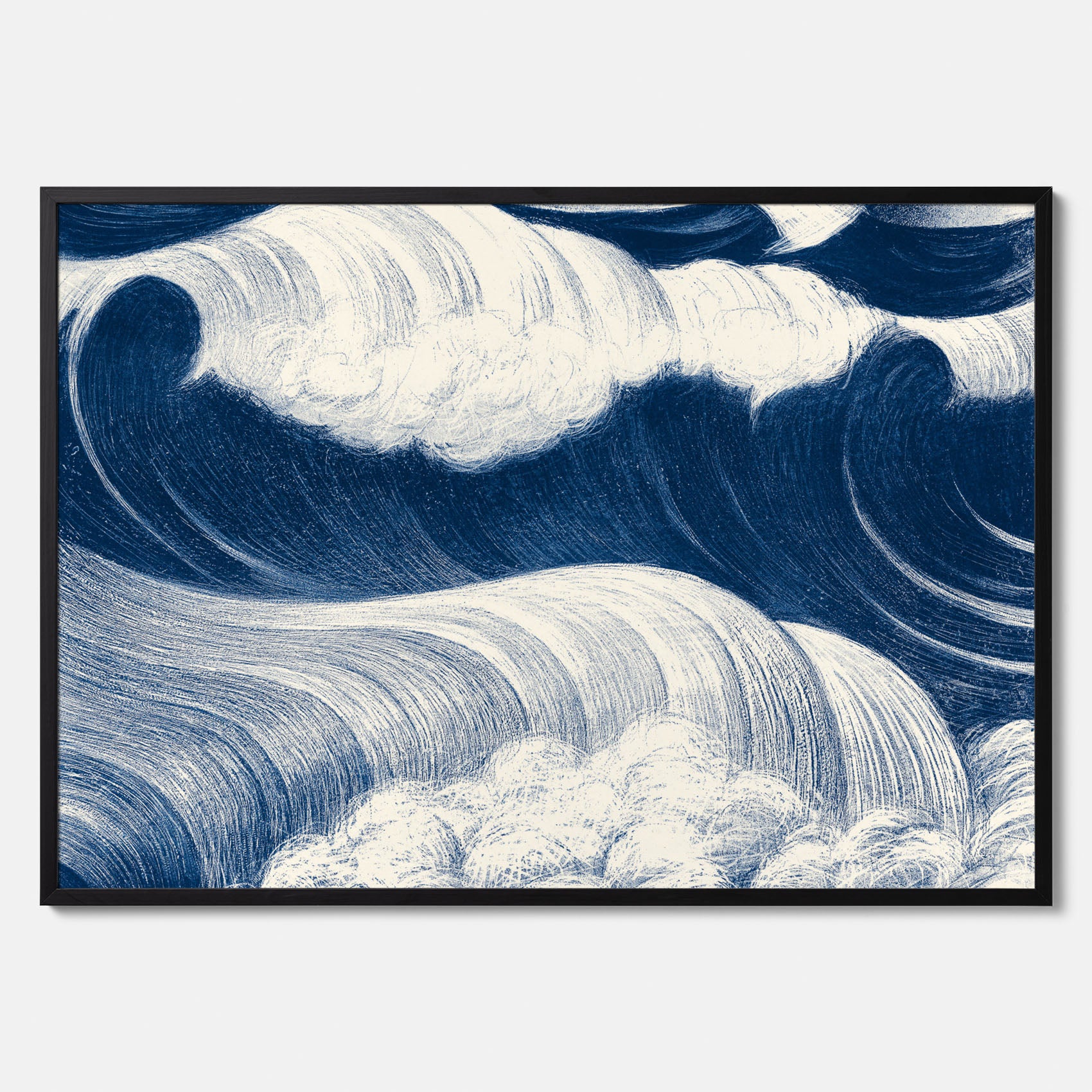 &quot;The Wave&quot; poster – C. R. W. Nevinson – Japansk konst