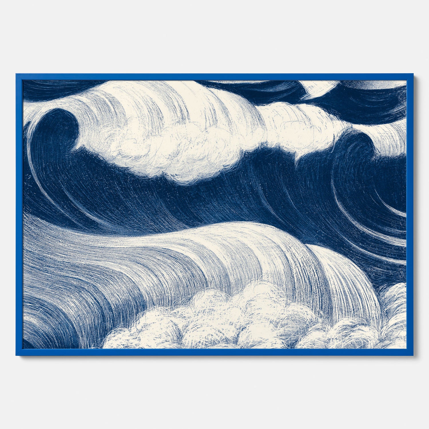 &quot;The Wave&quot; poster – C. R. W. Nevinson – Japansk konst