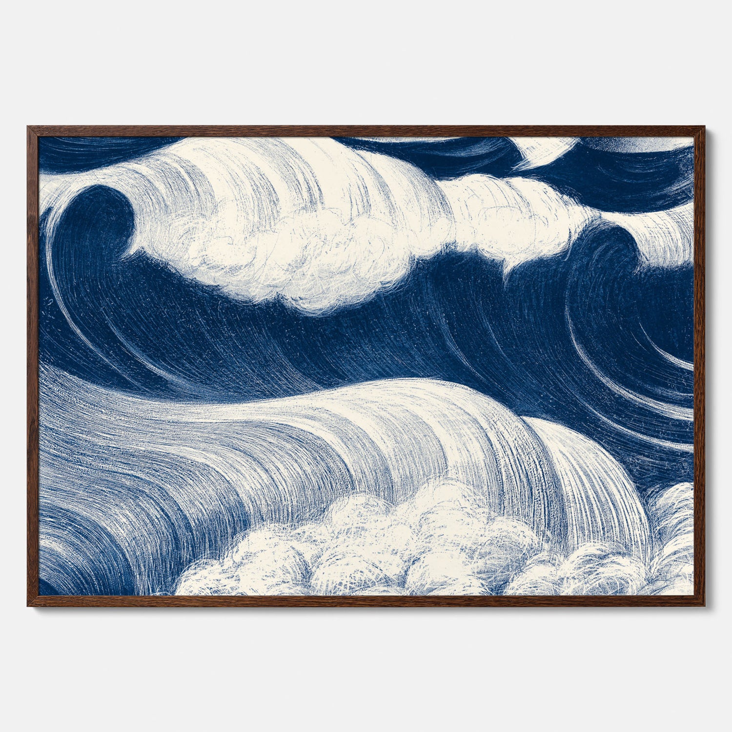 &quot;The Wave&quot; poster – C. R. W. Nevinson – Japansk konst