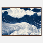 "The Wave" poster – C. R. W. Nevinson – Japansk konst