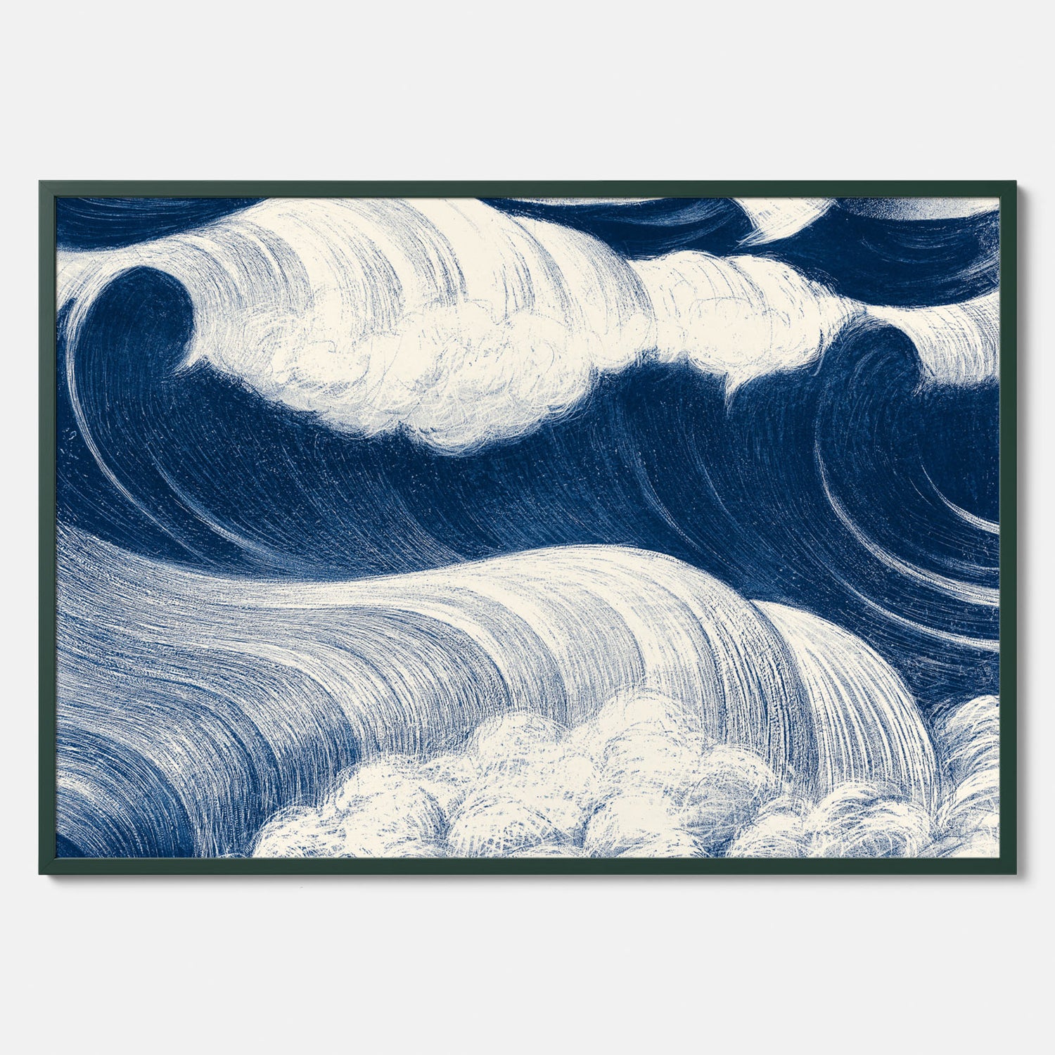 &quot;The Wave&quot; poster – C. R. W. Nevinson – Japansk konst