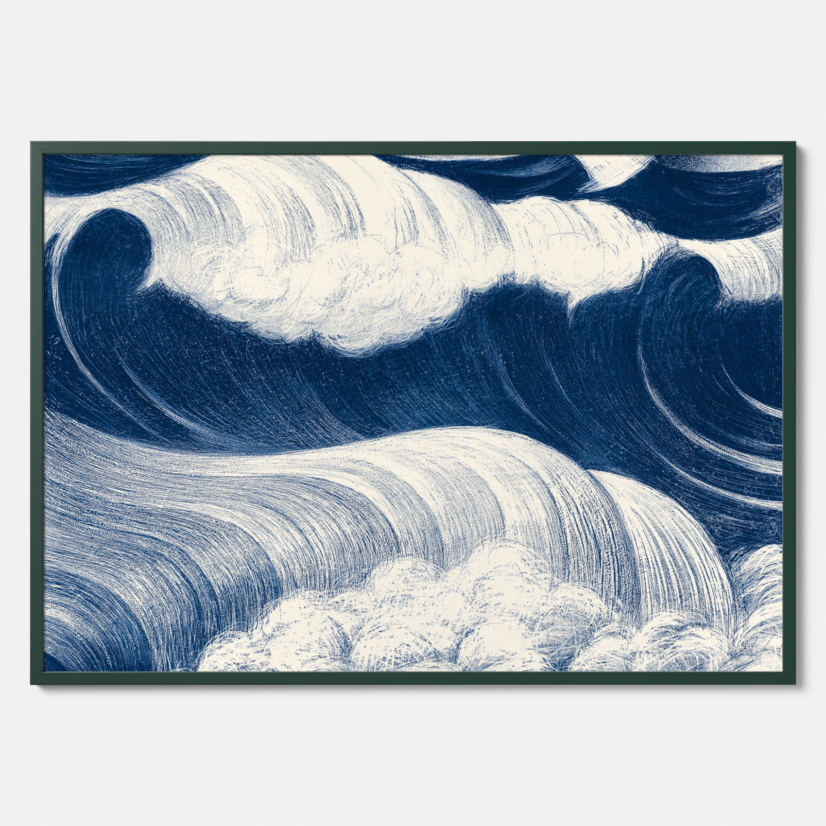 &quot;The Wave&quot; poster – C. R. W. Nevinson – Japansk konst