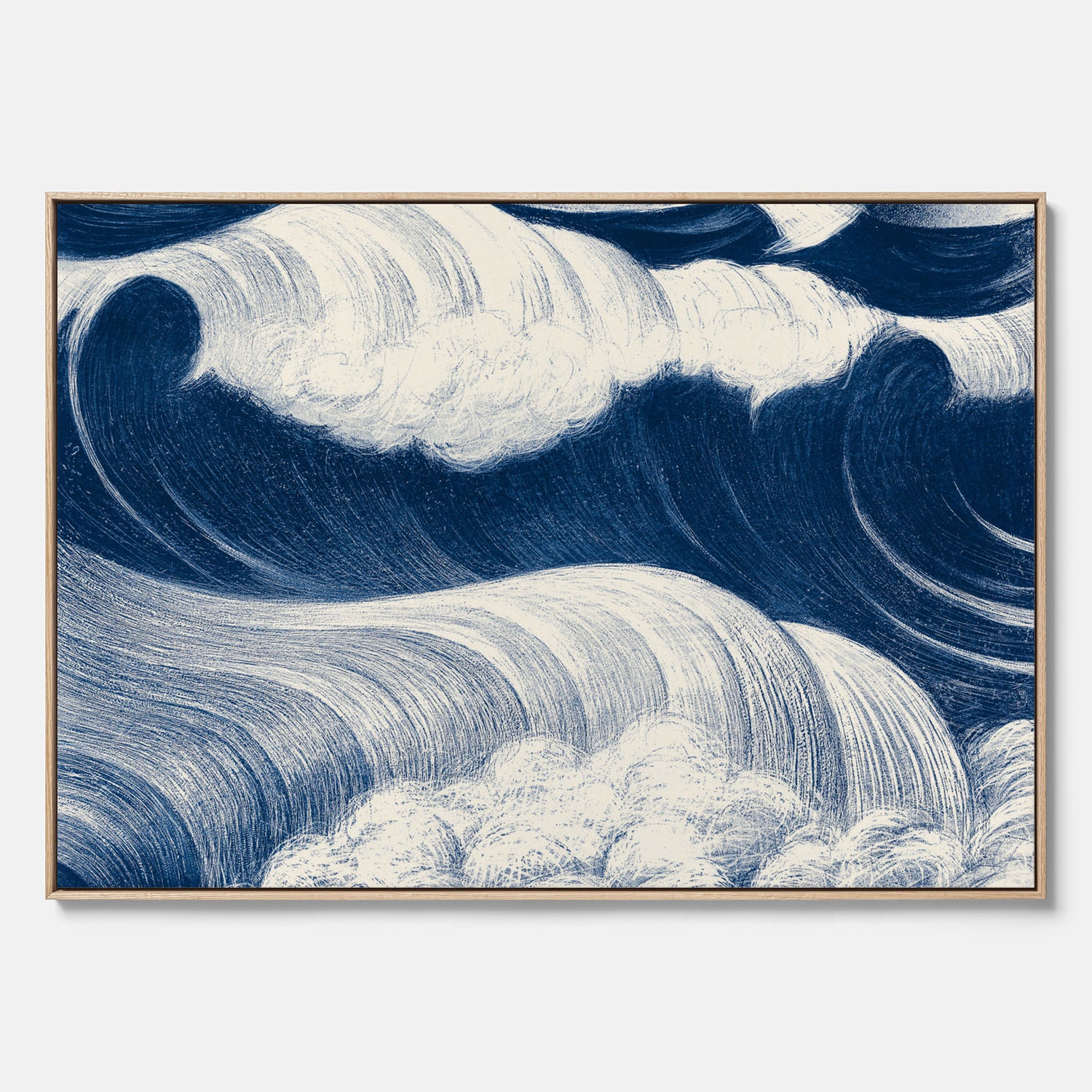 "The Wave" canvas – C. R. W. Nevinson – Japansk konst