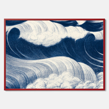 &quot;The Wave&quot; poster – C. R. W. Nevinson – Japansk konst