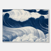 "The Wave" canvas – C. R. W. Nevinson – Japansk konst