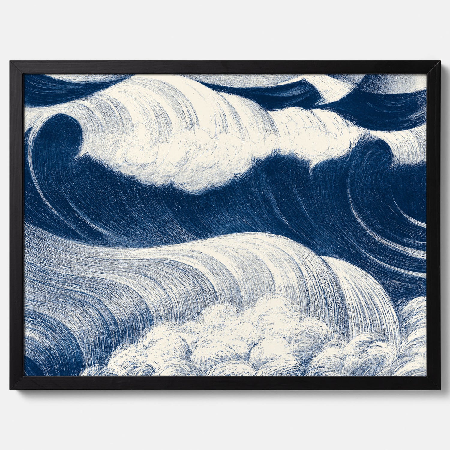 &quot;The Wave&quot; poster – C. R. W. Nevinson – Japansk konst