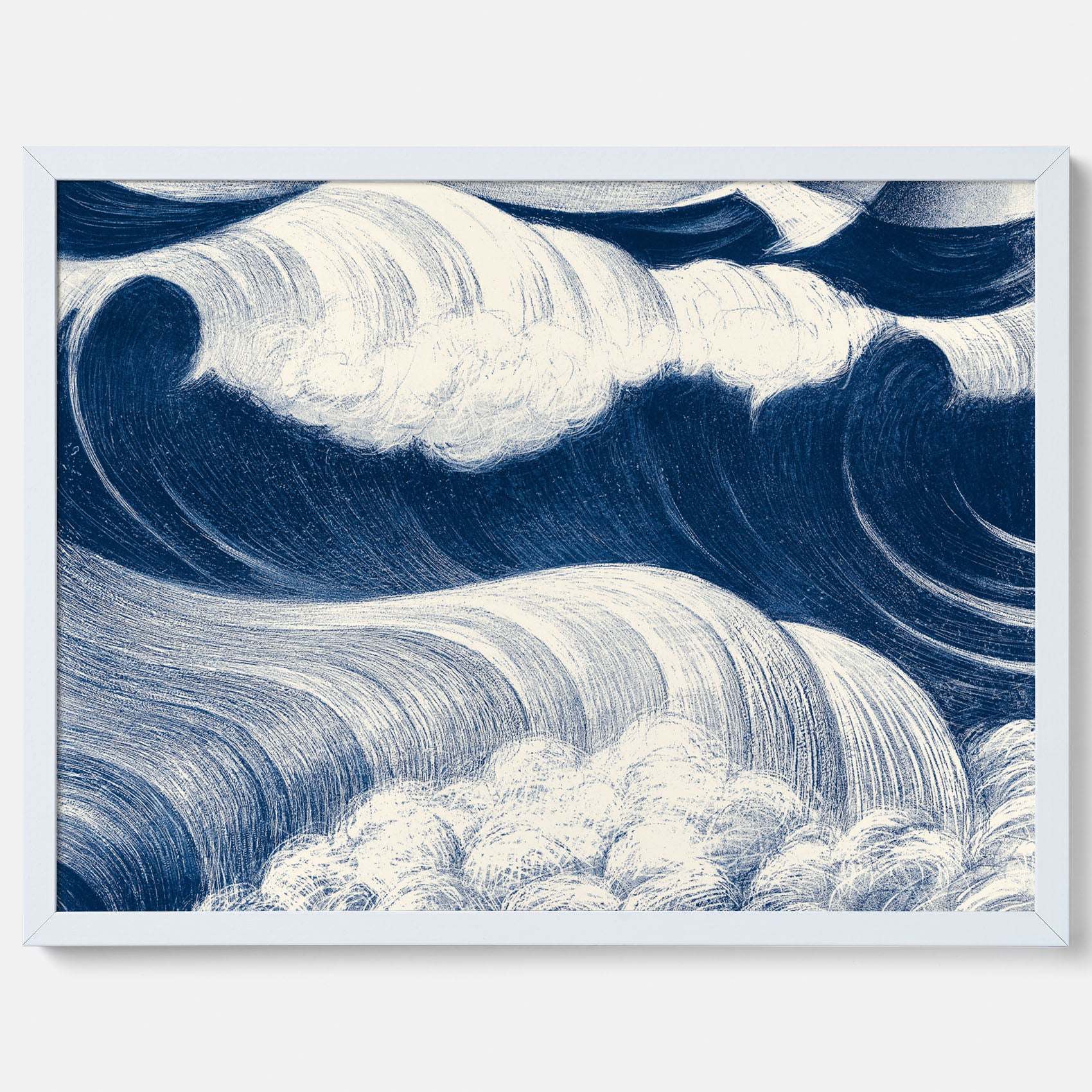 &quot;The Wave&quot; poster – C. R. W. Nevinson – Japansk konst