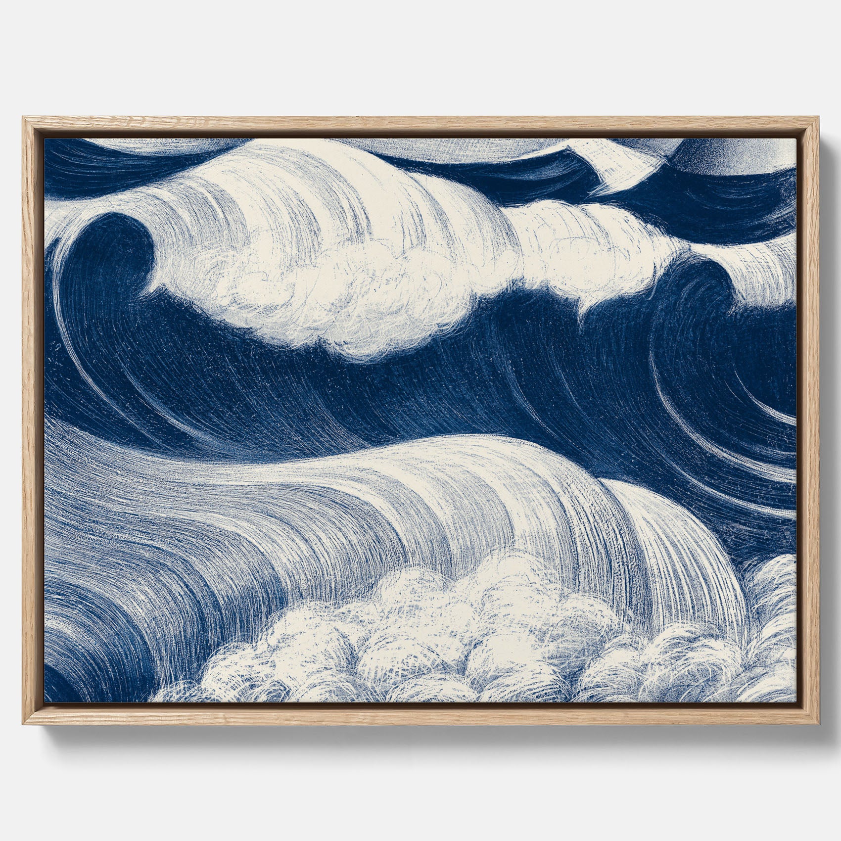 "The Wave" canvas – C. R. W. Nevinson – Japansk konst