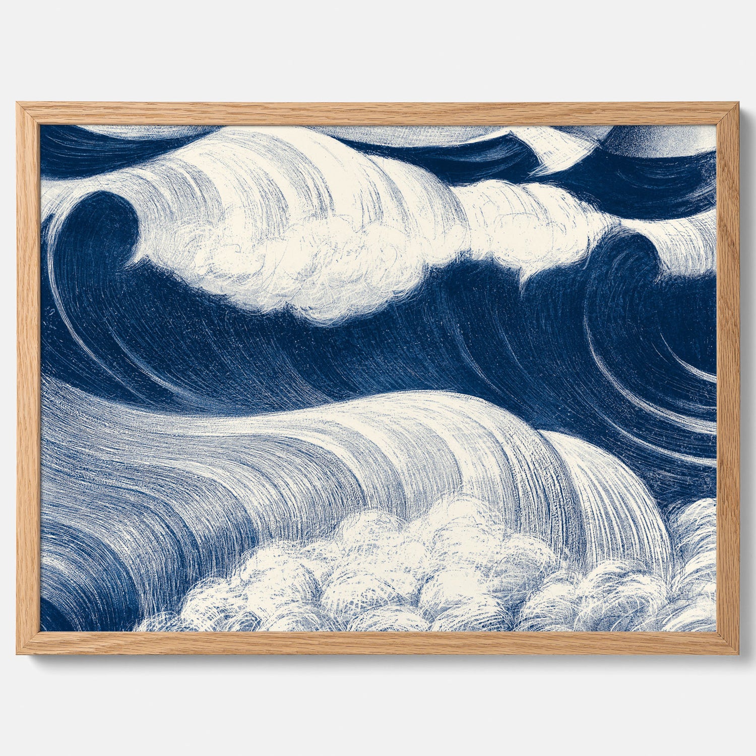 &quot;The Wave&quot; poster – C. R. W. Nevinson – Japansk konst