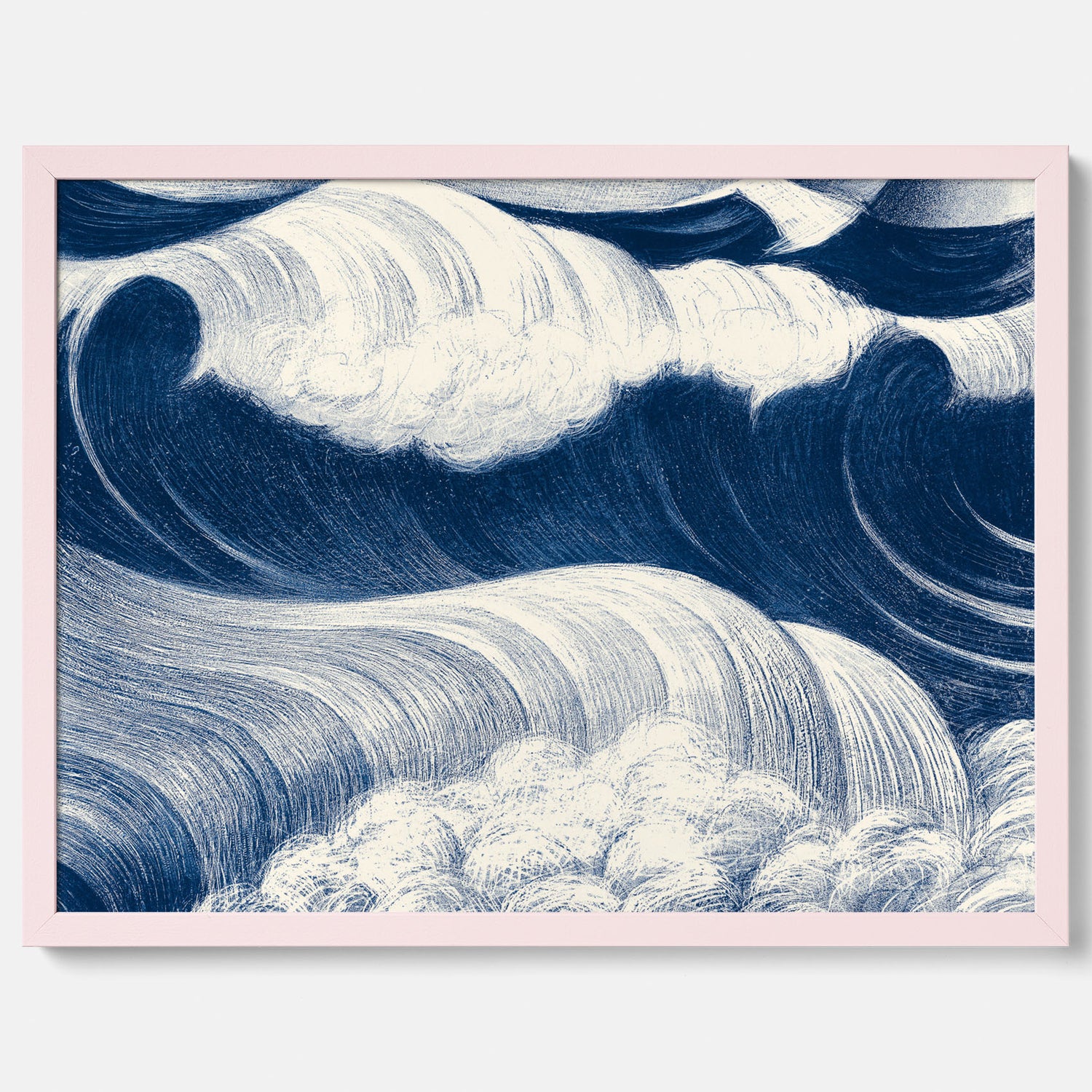 &quot;The Wave&quot; poster – C. R. W. Nevinson – Japansk konst