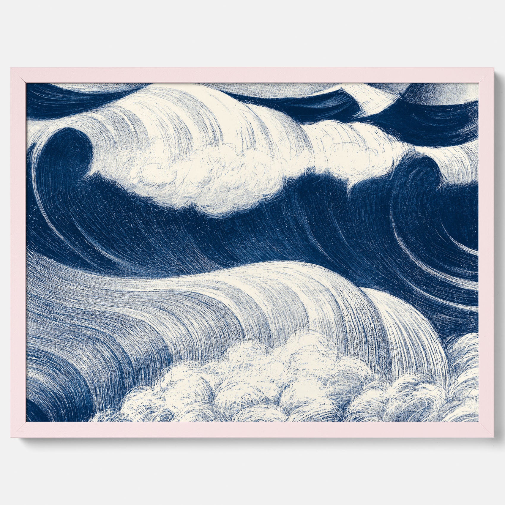 &quot;The Wave&quot; poster – C. R. W. Nevinson – Japansk konst