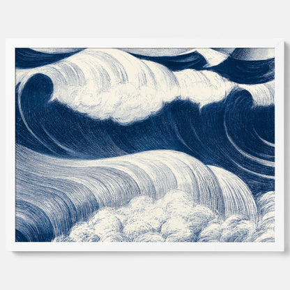 &quot;The Wave&quot; poster – C. R. W. Nevinson – Japansk konst