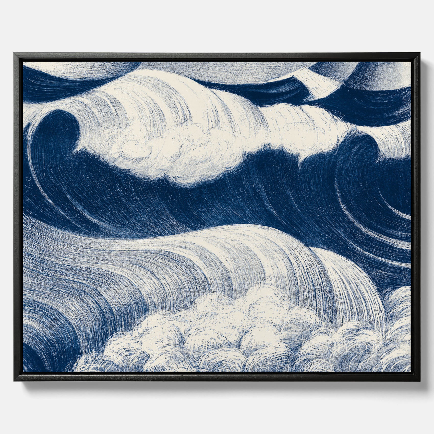 "The Wave" canvas – C. R. W. Nevinson – Japansk konst