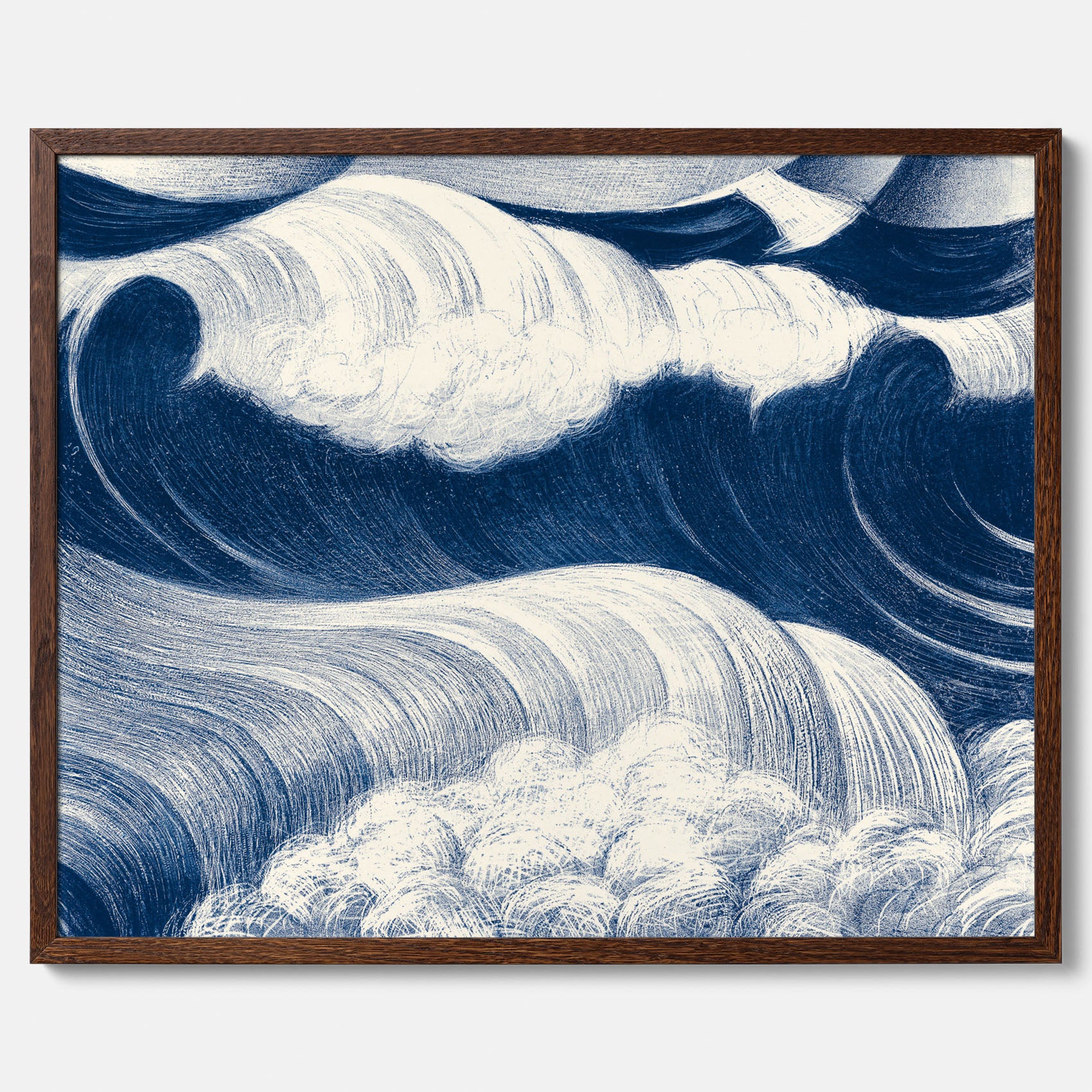 &quot;The Wave&quot; poster – C. R. W. Nevinson – Japansk konst