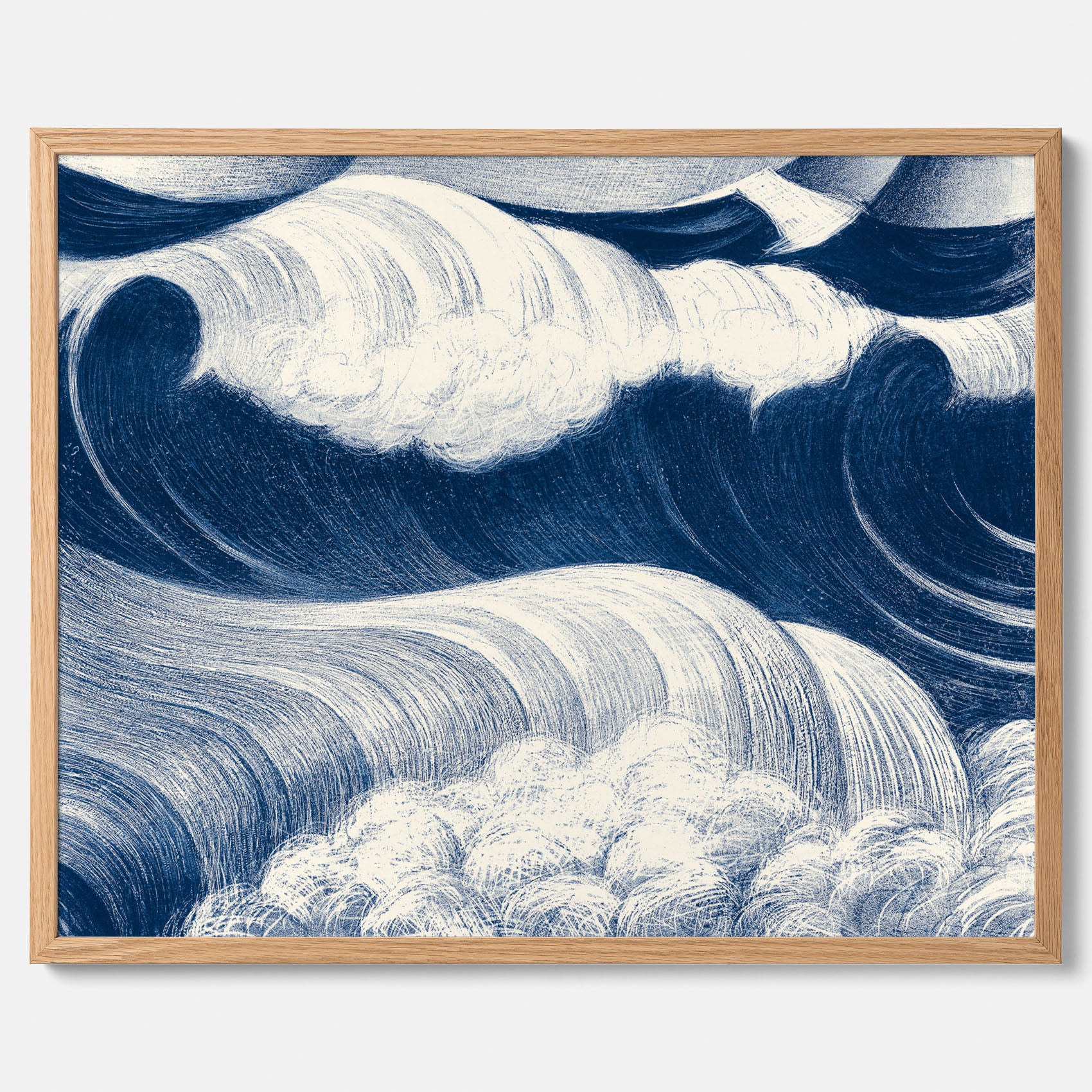 &quot;The Wave&quot; poster – C. R. W. Nevinson – Japansk konst