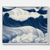 "The Wave" canvas – C. R. W. Nevinson – Japansk konst
