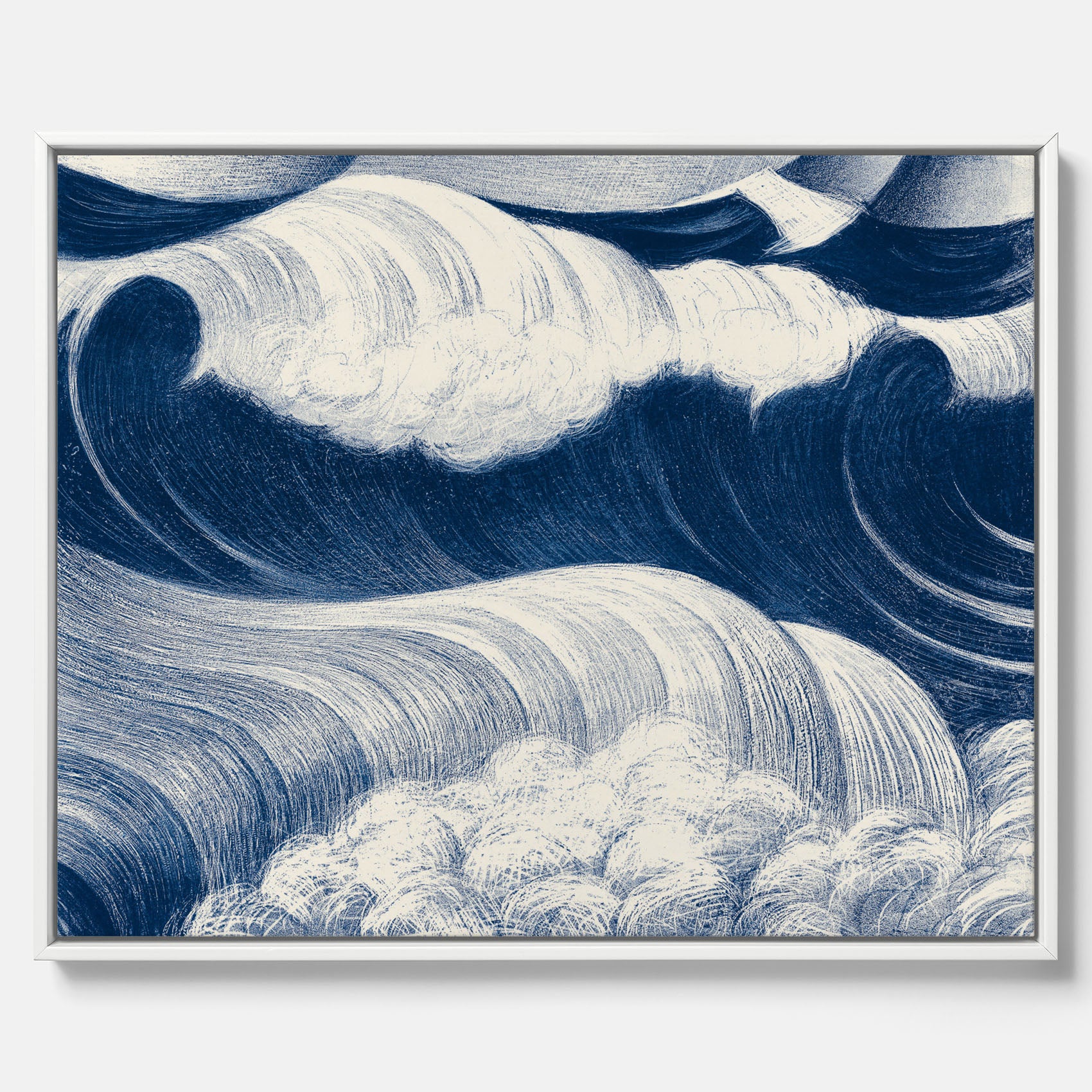"The Wave" canvas – C. R. W. Nevinson – Japansk konst
