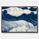 "The Wave" canvas – C. R. W. Nevinson – Japansk konst