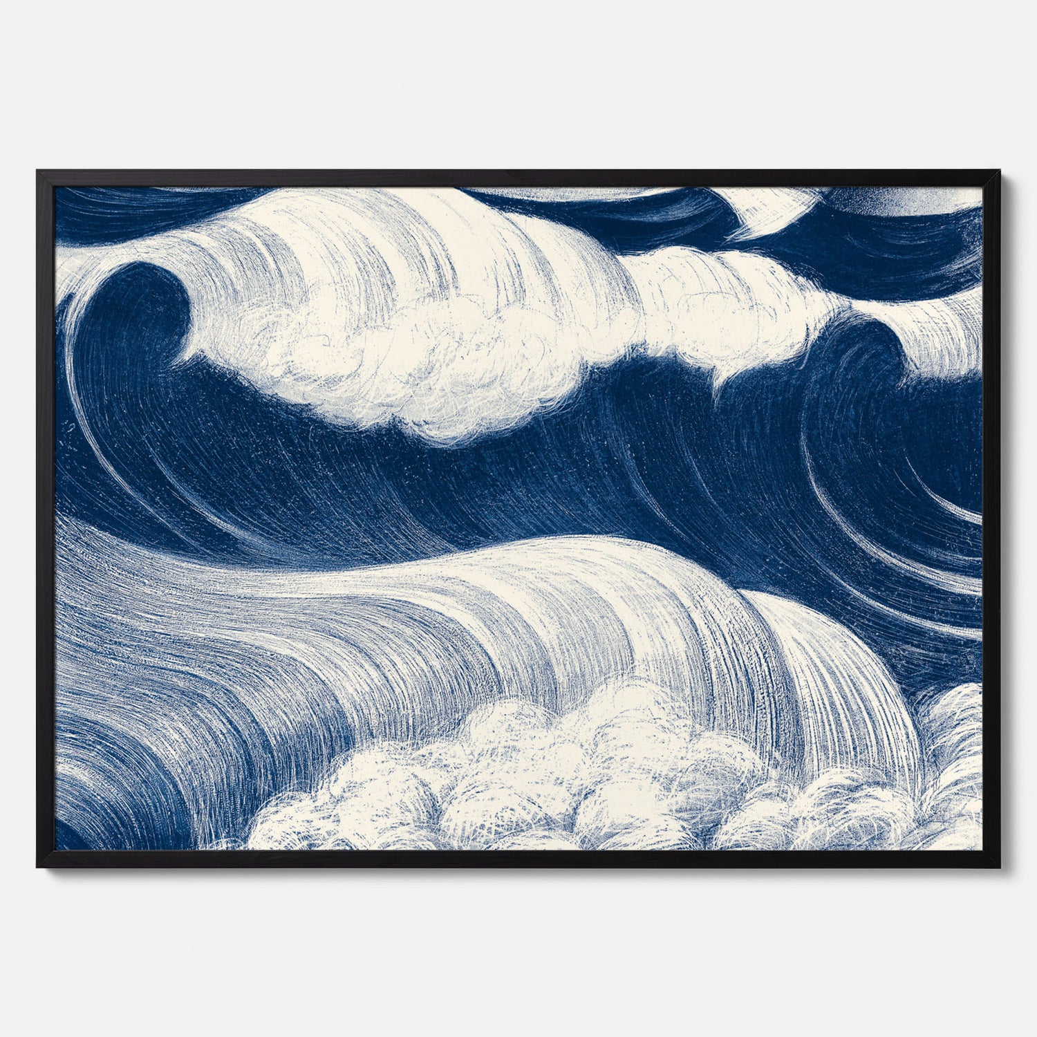 &quot;The Wave&quot; poster – C. R. W. Nevinson – Japansk konst
