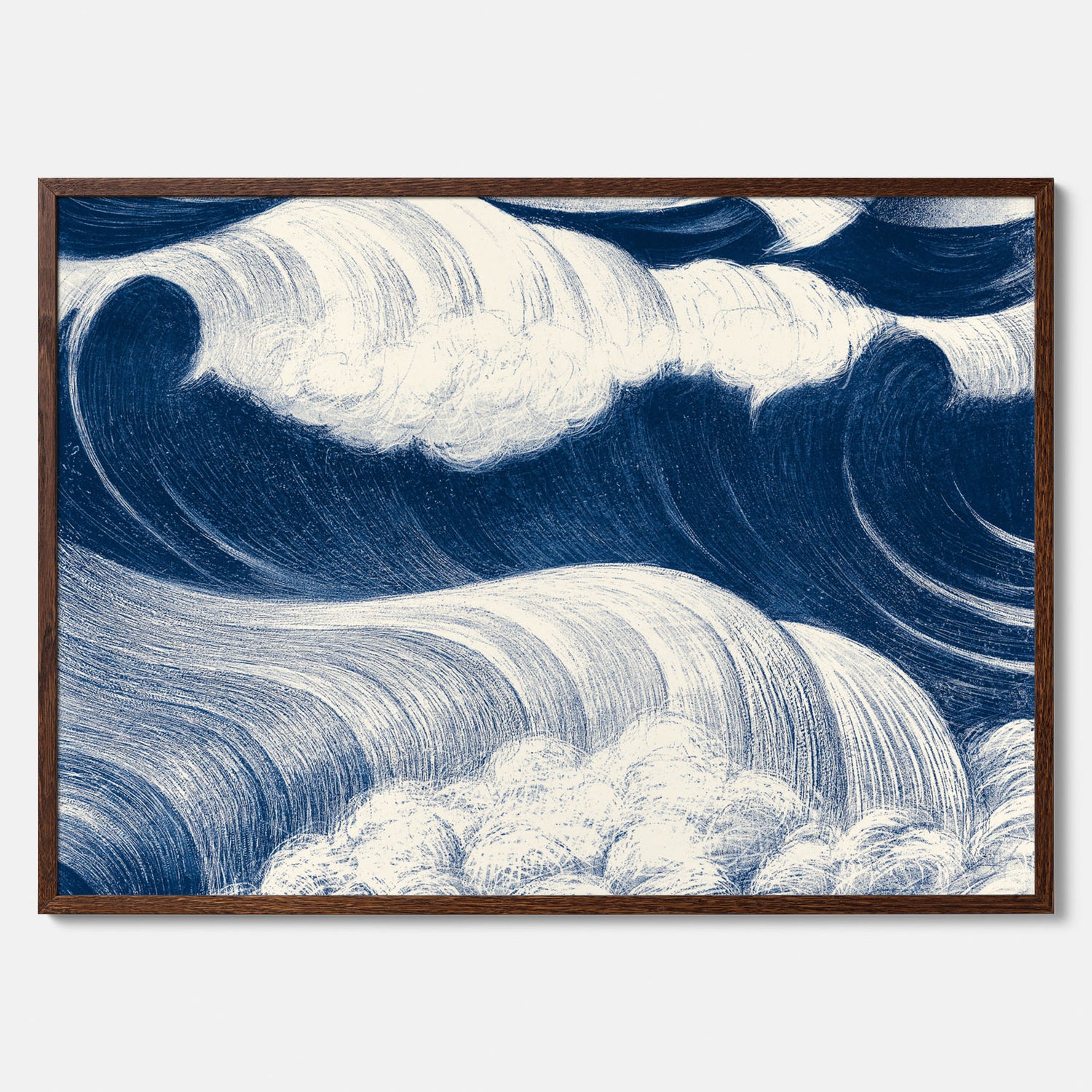 &quot;The Wave&quot; poster – C. R. W. Nevinson – Japansk konst