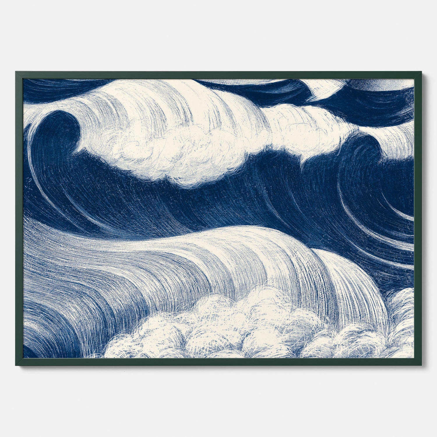 &quot;The Wave&quot; poster – C. R. W. Nevinson – Japansk konst