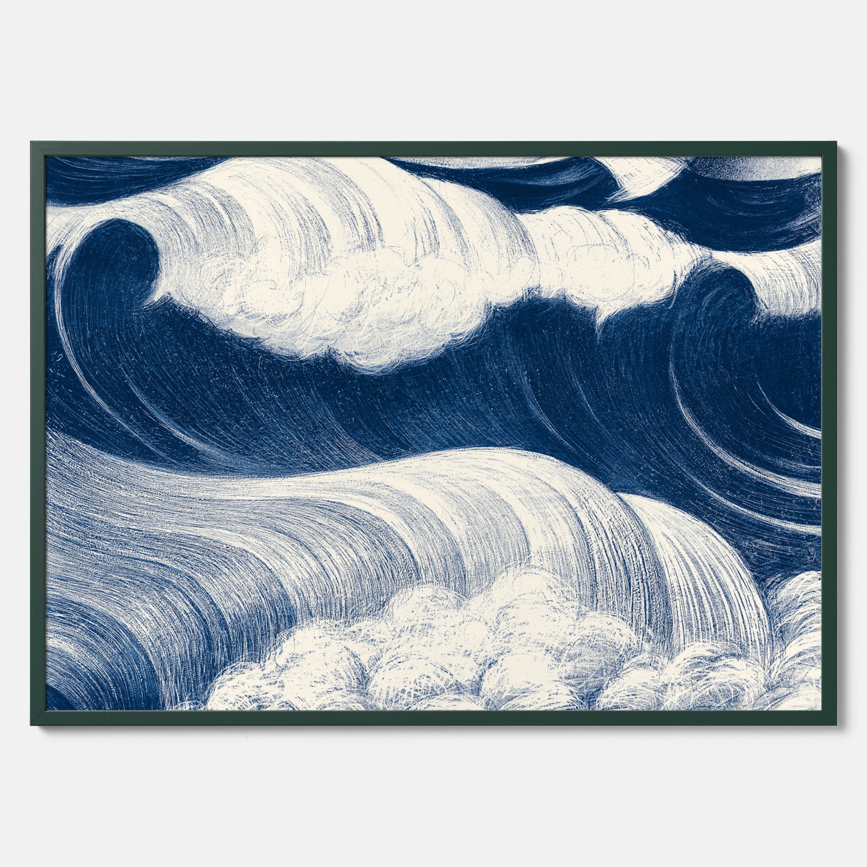 &quot;The Wave&quot; poster – C. R. W. Nevinson – Japansk konst