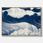 "The Wave" canvas – C. R. W. Nevinson – Japansk konst