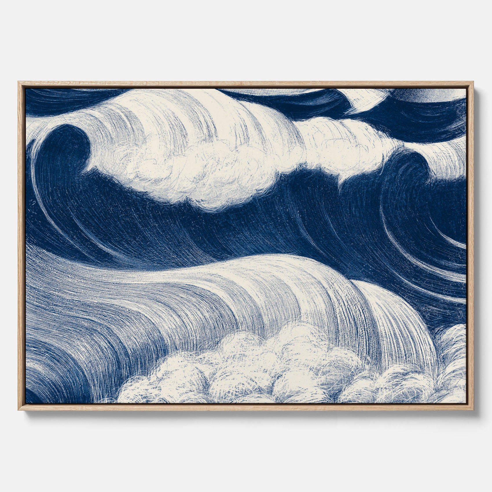 "The Wave" canvas – C. R. W. Nevinson – Japansk konst