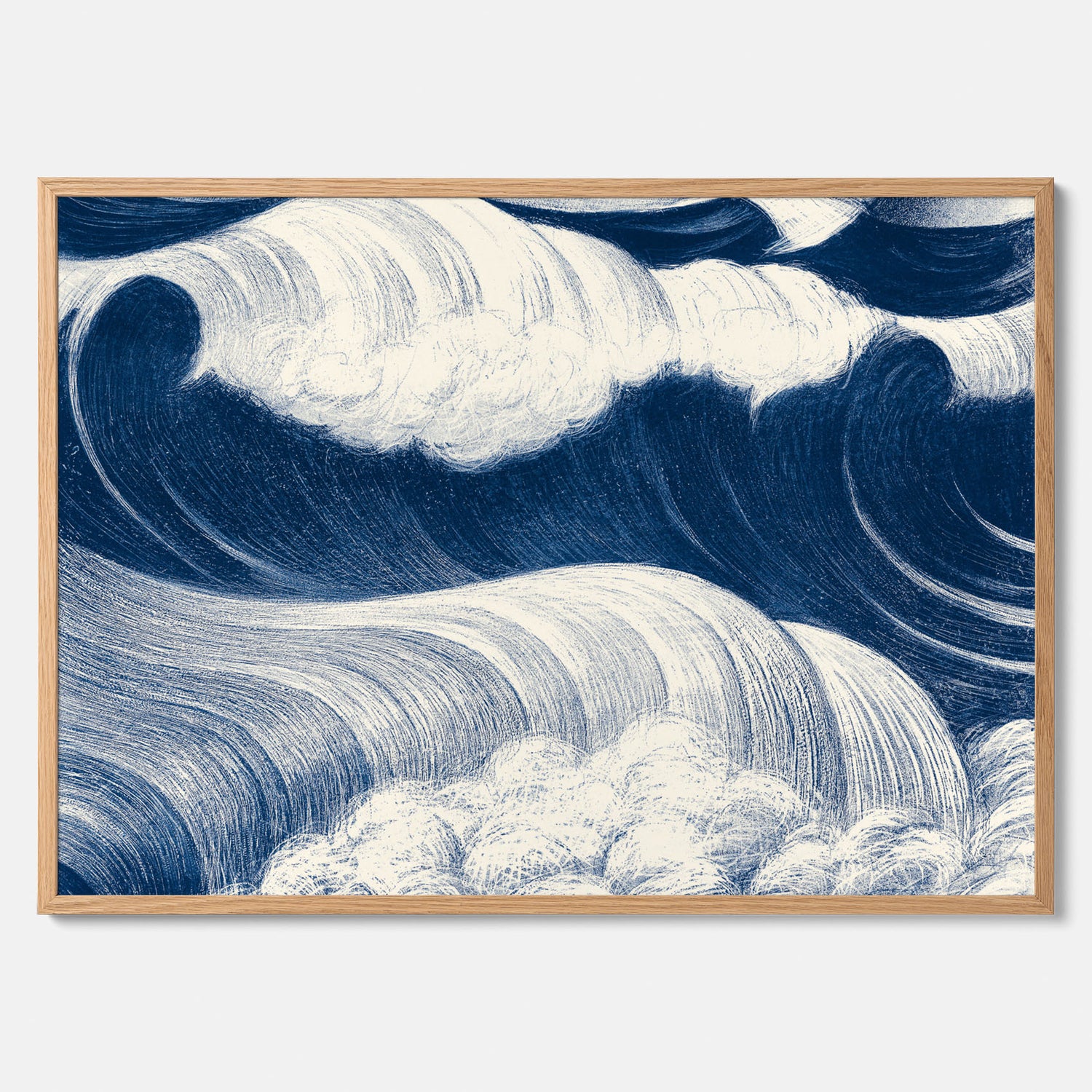 &quot;The Wave&quot; poster – C. R. W. Nevinson – Japansk konst