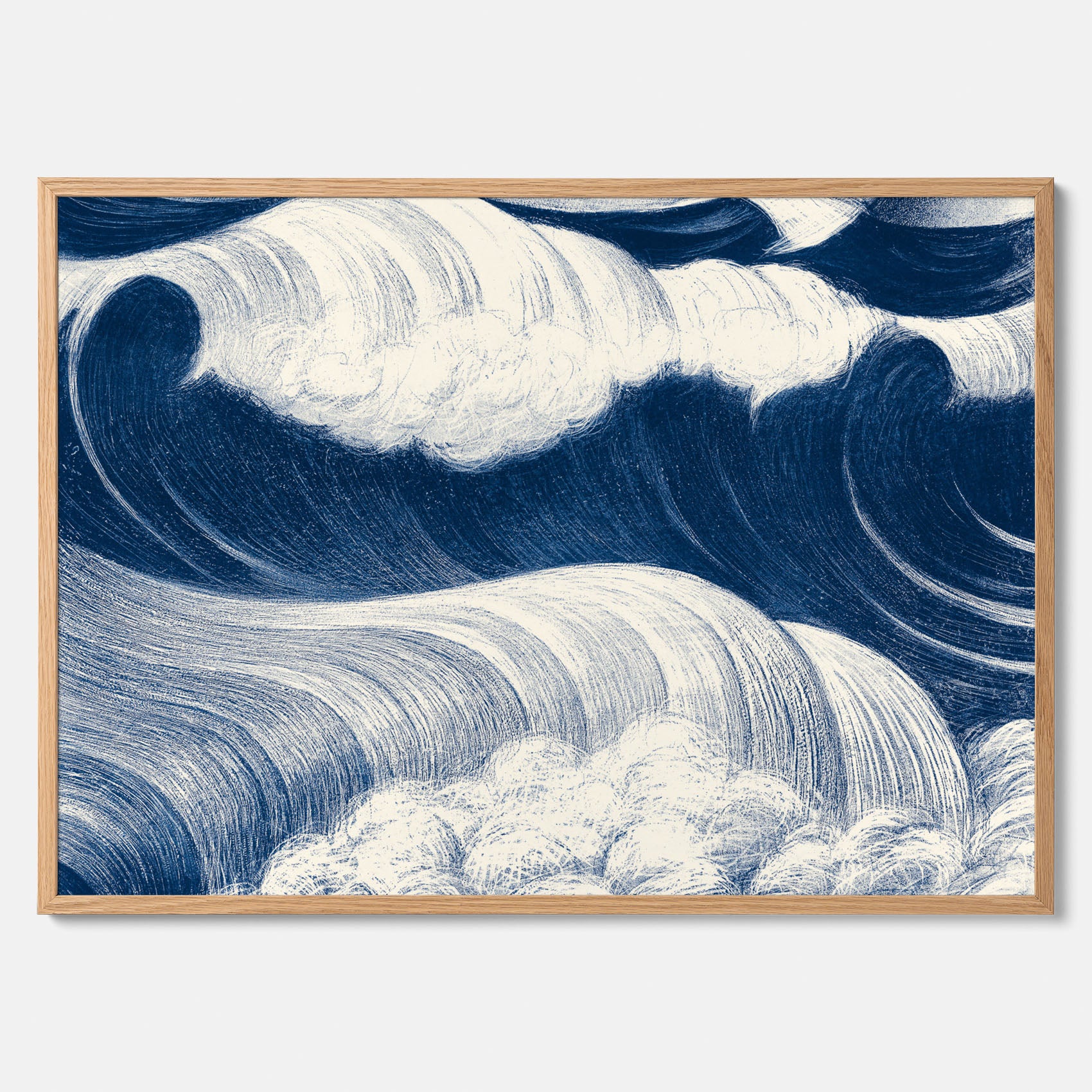 &quot;The Wave&quot; poster – C. R. W. Nevinson – Japansk konst