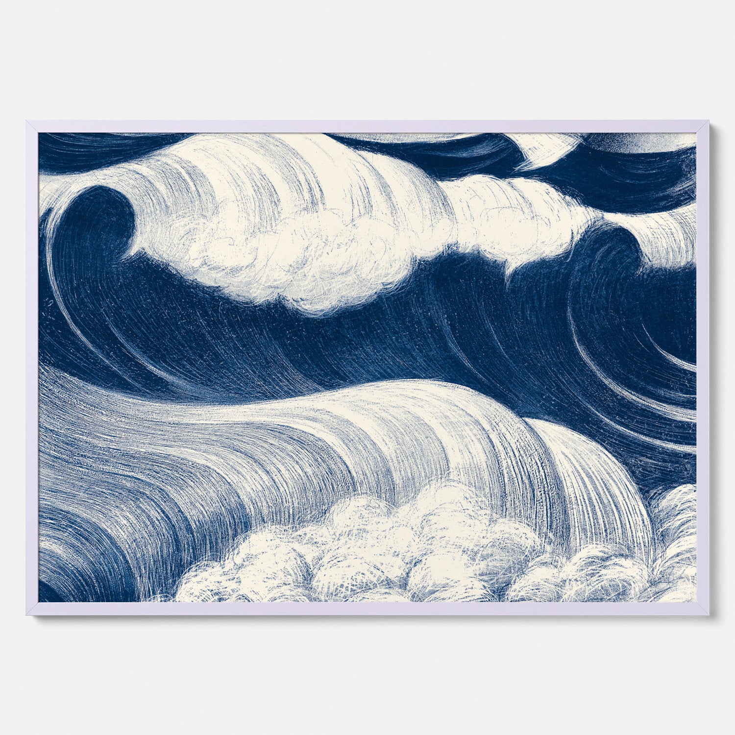 &quot;The Wave&quot; poster – C. R. W. Nevinson – Japansk konst