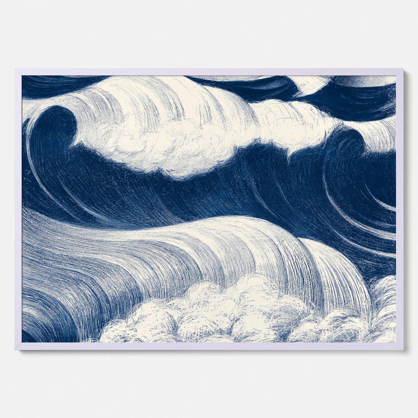 &quot;The Wave&quot; poster – C. R. W. Nevinson – Japansk konst
