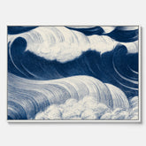 "The Wave" canvas – C. R. W. Nevinson – Japansk konst