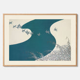 Tavla med "Birds" poster – Kamisaka Sekka – Japansk konst