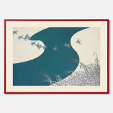 Tavla med "Birds" poster – Kamisaka Sekka – Japansk konst