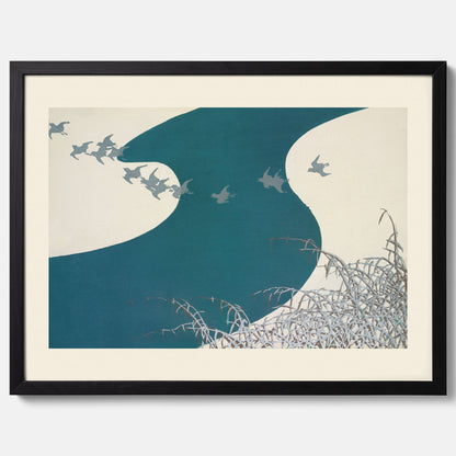 Tavla med &quot;Birds&quot; poster – Kamisaka Sekka – Japansk konst