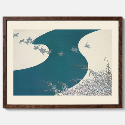 Tavla med &quot;Birds&quot; poster – Kamisaka Sekka – Japansk konst