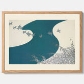 Tavla med "Birds" poster – Kamisaka Sekka – Japansk konst