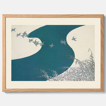 Tavla med &quot;Birds&quot; poster – Kamisaka Sekka – Japansk konst