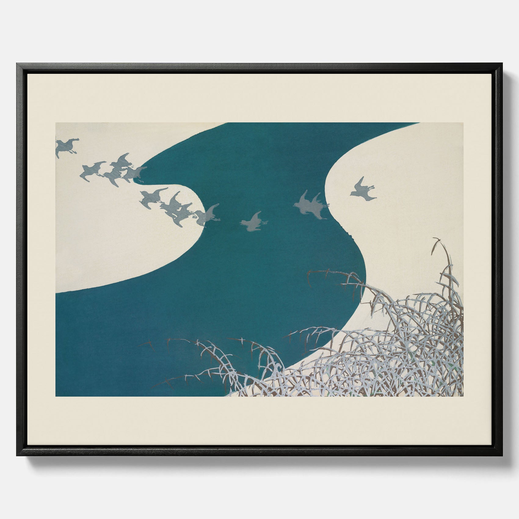 Tavla med "Birds" canvas – Kamisaka Sekka – Japansk konst