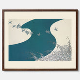 Tavla med "Birds" poster – Kamisaka Sekka – Japansk konst