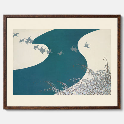 Tavla med &quot;Birds&quot; poster – Kamisaka Sekka – Japansk konst