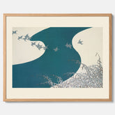 Tavla med "Birds" poster – Kamisaka Sekka – Japansk konst