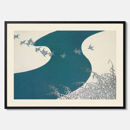 Tavla med &quot;Birds&quot; poster – Kamisaka Sekka – Japansk konst
