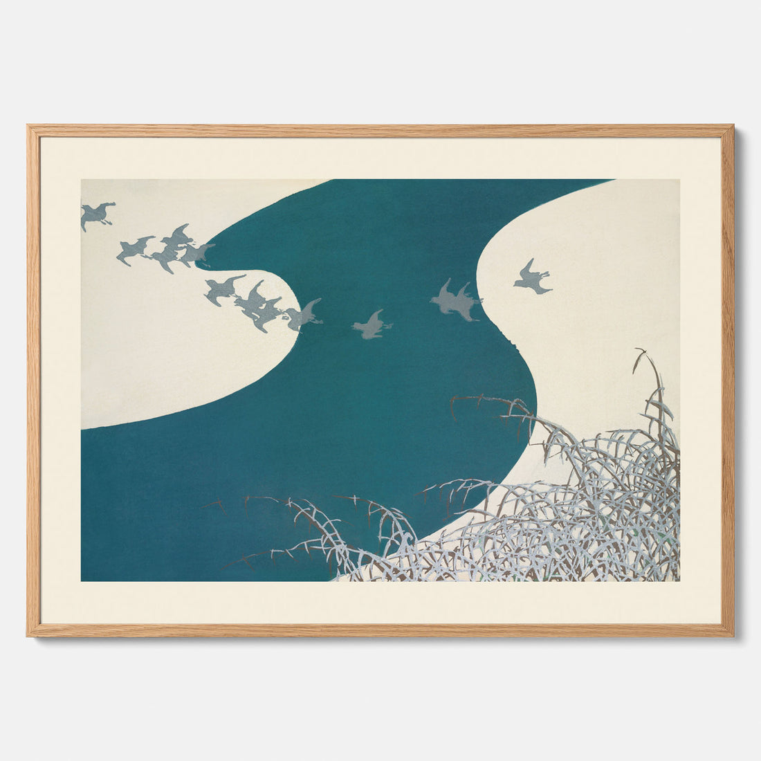 Tavla med &quot;Birds&quot; poster – Kamisaka Sekka – Japansk konst