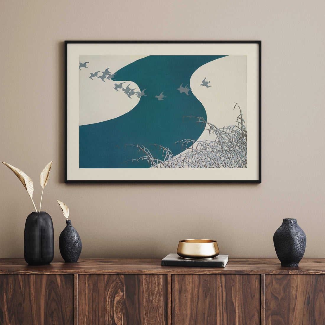 Tavla med &quot;Birds&quot; poster – Kamisaka Sekka – Japansk konst