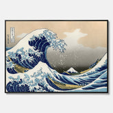 Canvas tavla med The Great Wave off Kanagawa poster – Katsushika Hokusai – Japansk konst