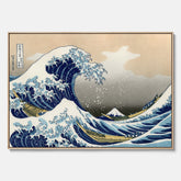 Canvas tavla med The Great Wave off Kanagawa poster – Katsushika Hokusai – Japansk konst